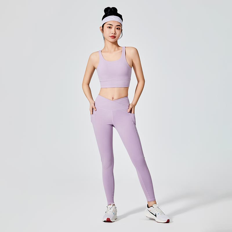 สปอร์ตบรา Lilac Plain Dyeing